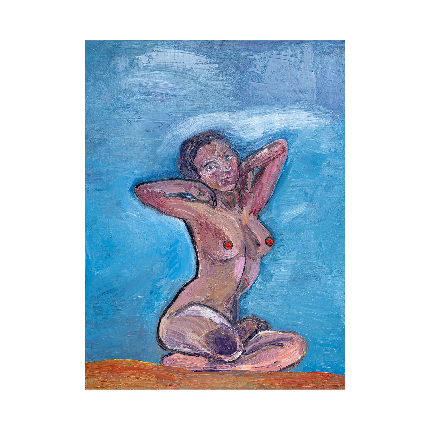 Oksana Zmiyevska Self-portrait as a PIN UP